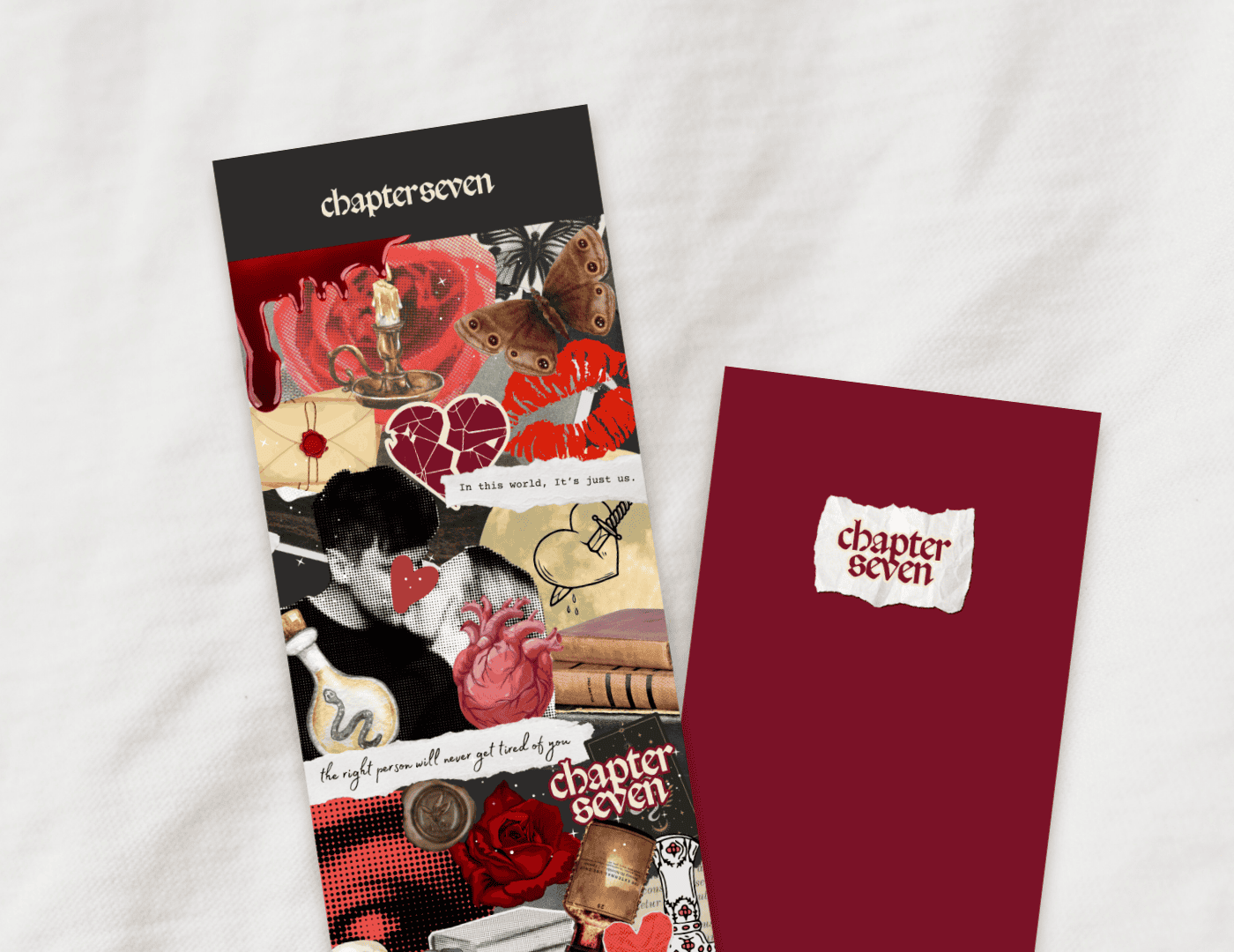 Chapter 7 Romance Collage Bookmark