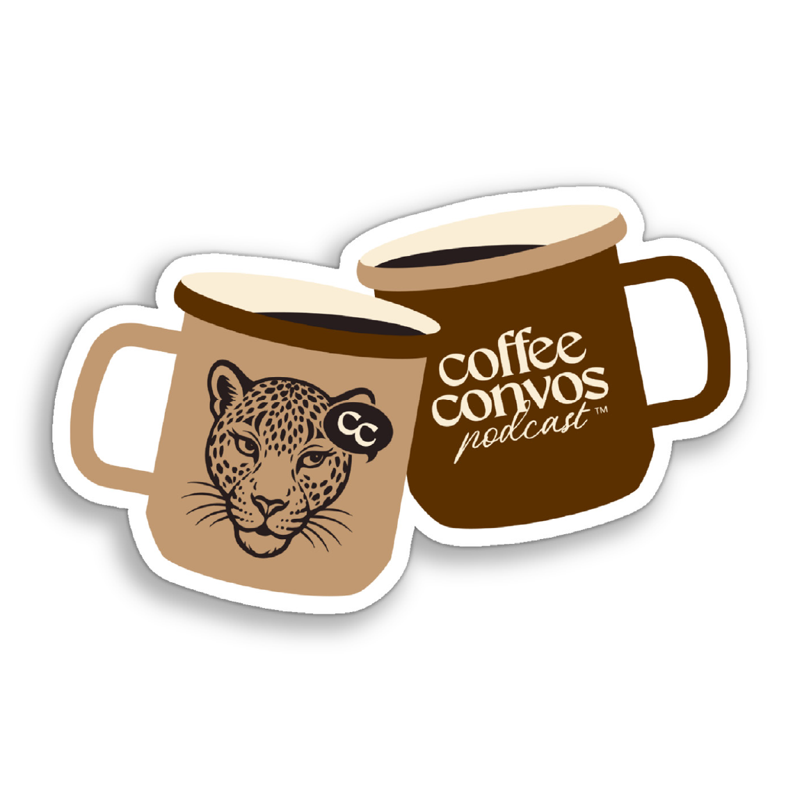 Coffee Convos Sticker