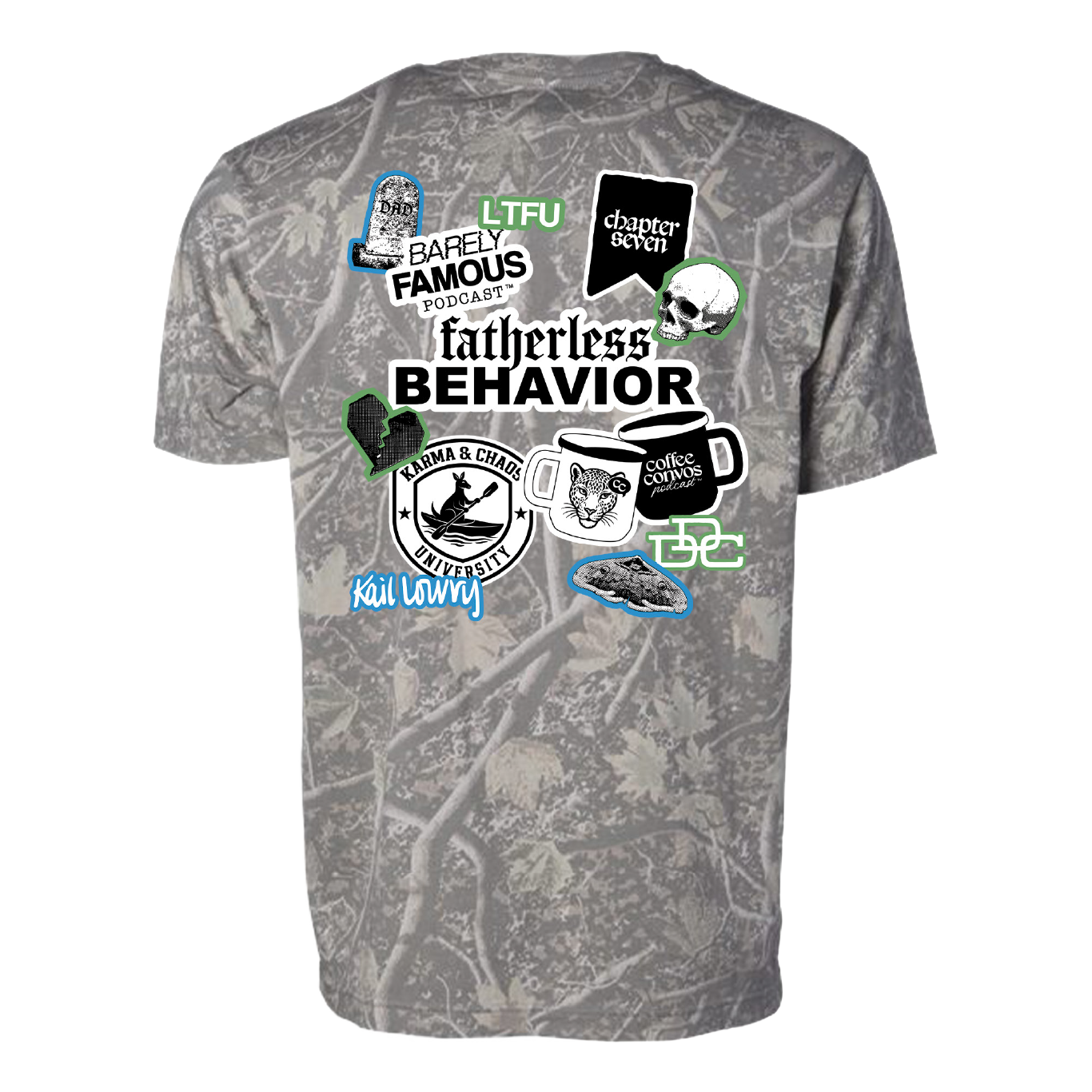 Fatherless Behavior Camo Unisex Tee