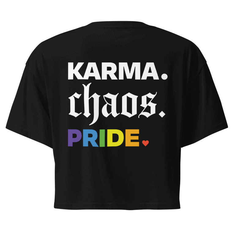 Karma Chaos Pride Cropped Top
