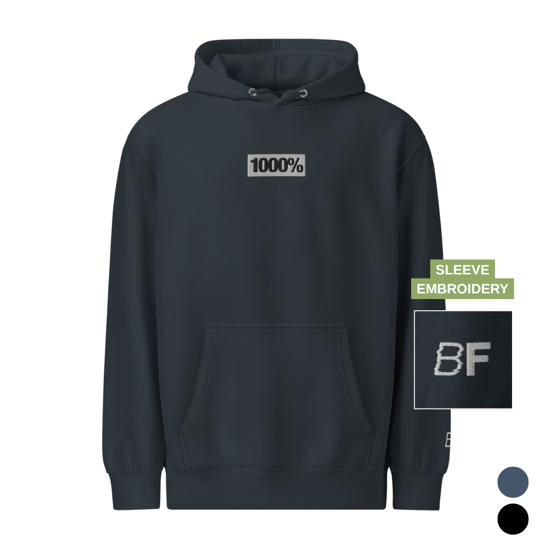 1000% Embroidered Hoodie
