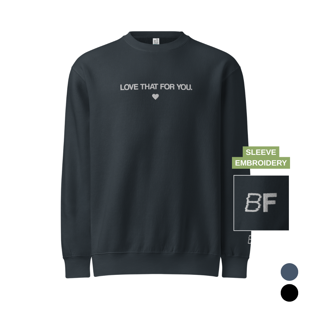 LTFY Embroidered Crewneck