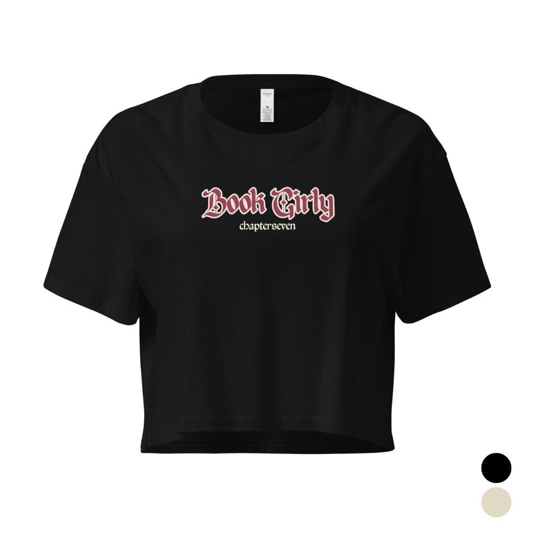 Book Girly Cropped Tee