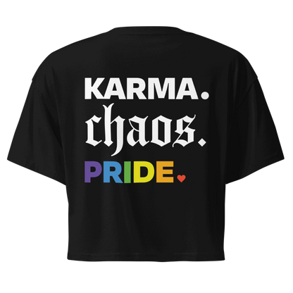 Karma Chaos Pride Cropped Top